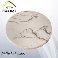 Mặt bàn đen vân trắng Vinahardware, đá nhân tạo - VNH60015