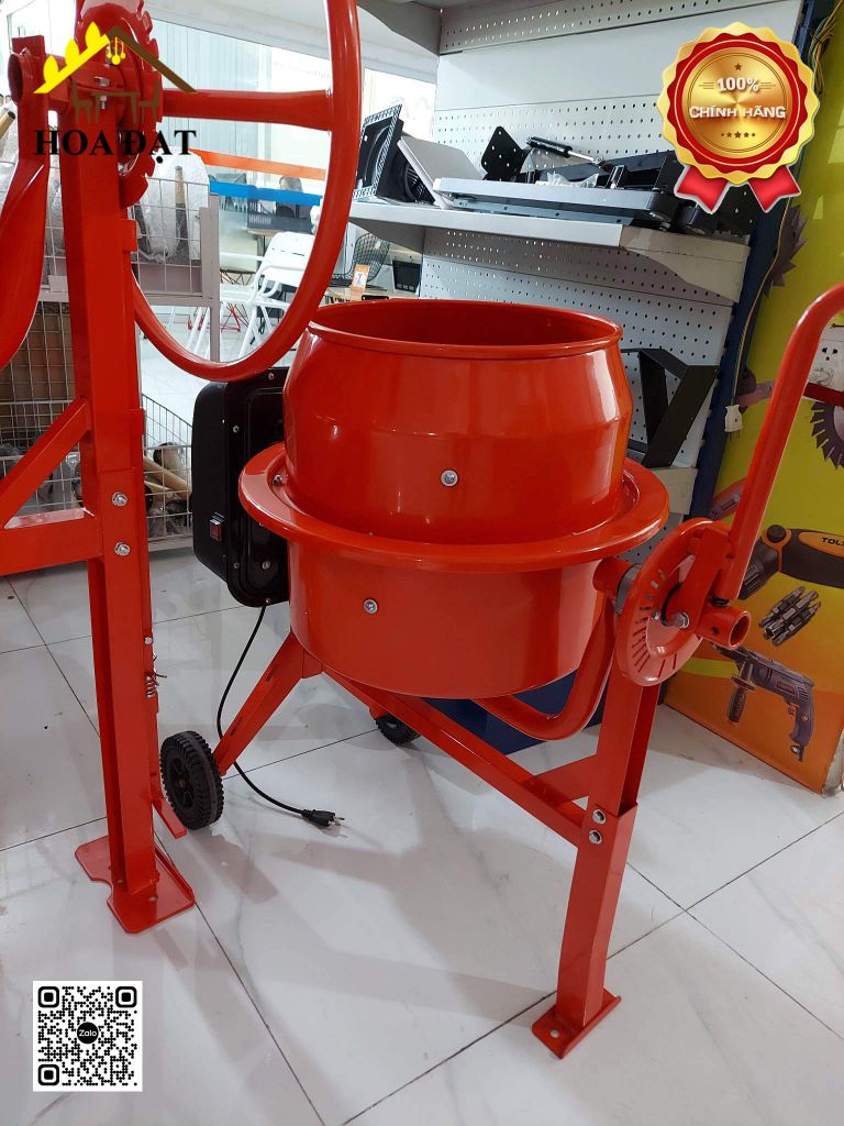 Máy trộn vữa di động Vinahardware, 2 bánh xe - VNH004239