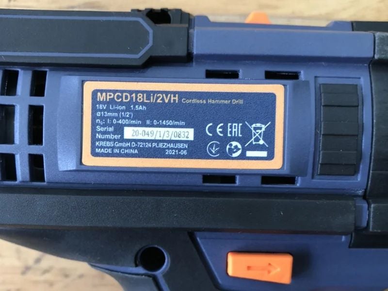 Máy Khoan Pin 18 V, 2 Cấp Độ + Chế Độ Khoan Búa - MPCD 18Li/2VH Thương hiệu MaxPro