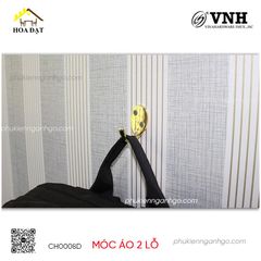 Móc treo quần áo áo - Móc treo đồ gắn tường Vinahardware, giá đỡ, màu nâu đỏ CH008D-CH0008D