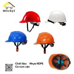 Mũ bảo hộ VNH N001 có núm vặn (trắng, cam, xanh dương, đỏ)