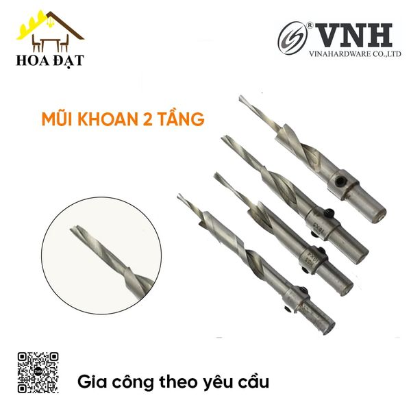Mũi khoan 2 tầng - MK2T308N - Loại ngắn