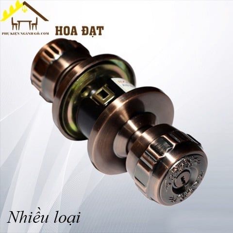 Khóa cửa núm tròn rồng nâu cổ điển/ Knob lock VNH000034-VNH000034