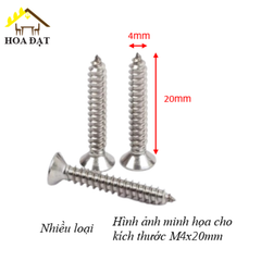 Vít đầu bằng răng nhuyễn Vinahardware loại M3, M4, M5, M7 inox 304 - HDSB329-ZS420I