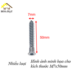 Vít đầu trụ lục giác Vinahardware, màu trắng HDSB327-VDT750