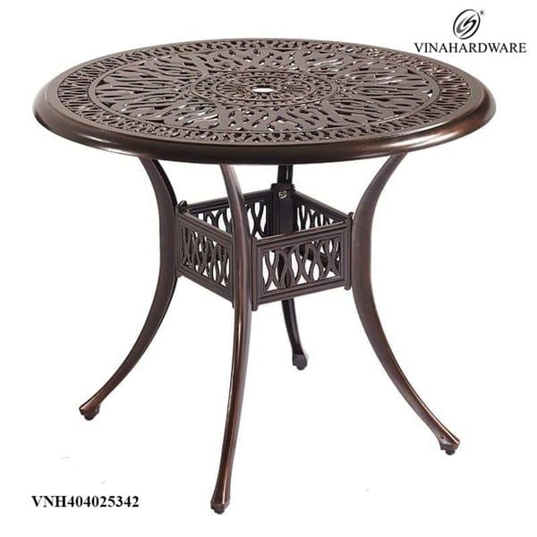 Khung Bàn tròn đúc gang sân vườn Vinahardware