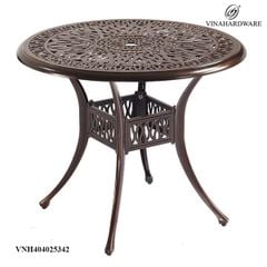 Khung Bàn tròn đúc gang sân vườn Vinahardware
