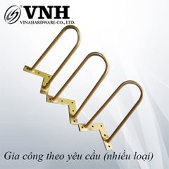 Chân bàn hai nan Vinahardware cao 160mm, sơn vàng-SP286047