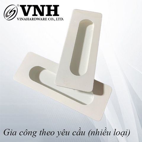 Tay nắm âm Vinahardware 38x106mm sơn trắng HD0436-HD0436