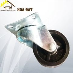 Bánh xe tủ đen Vinahardware loại 50mm đế vuông xoay CT8251B-CT8251B