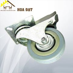 Bánh xe nhựa Vinahardware phi 75mm có khóa VN1 CT09675A1-CT09675A1