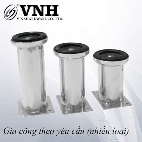 Chân ghế sofa Vinahardware phi 50mm, inox 201 - VNH104D150