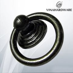 Núm tủ Vinahardware màu đồng giả cổ HD0031C dạng khoen-HD0031C