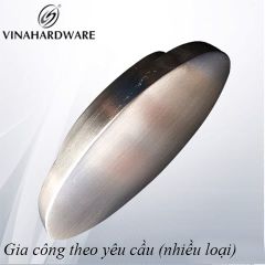Núm tay nắm tủ Vinahardware loại 25x60mm Elip xi mạ nikel xước HD0210