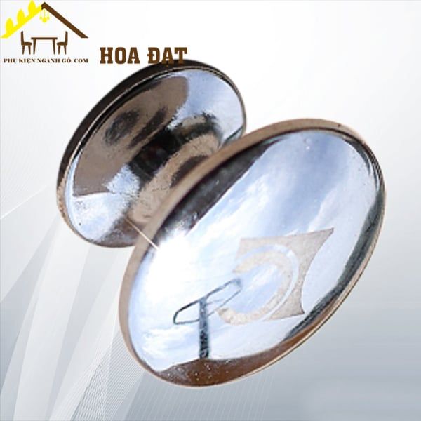 Núm tay nắm Vinahardware màu bạch kim 32x24mm VN1 HD0153