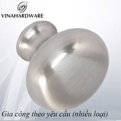 Núm tay nắm tủ Vinahardware loại 30mm, màu statin bạc HD0212-HD0212