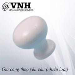 Núm tay nắm tủ Vinahardware phi 17.5x18mm - HDHK52-HD17518WB