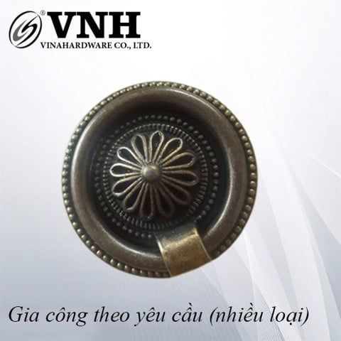 Núm tay nắm tủ tròn Vinahardware-CBK0001CV