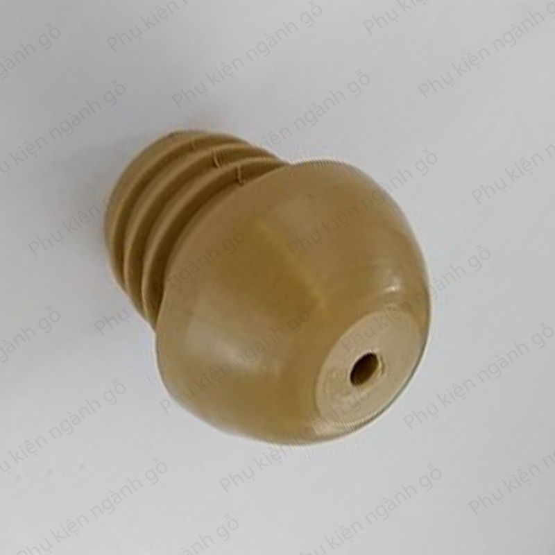 Nút bít lỗ đầu trứng màu vàng kem Vinahardware phi 25mm WC25VK-WC25VK