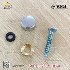 Nút chụp vít crom bóng Vinahardware - CS16TT3