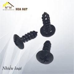 Vít đầu dù răng nhuyễn Vinahardware loại M3.5, M4, màu đen - SC420B30