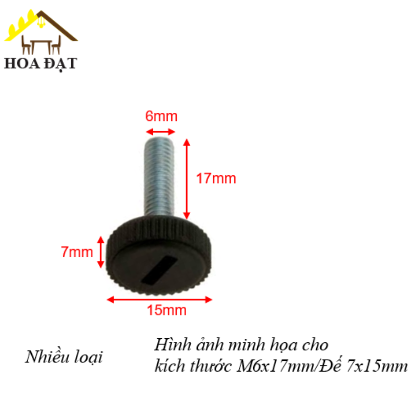 Chỉnh chân bàn bulong Vinahardware inox 304, đế tròn 7x15mm-TA617BI