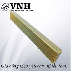 Tay nắm chữ T Vinahardware dày 5mm rộng 18mm tổng dài 147mm tâm lỗ 128mm giả cổ HD3865D128GC-HD3865D128GC