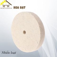 Bánh nỉ trắng lông cừu đánh bóng 200x25mm - BNT20025