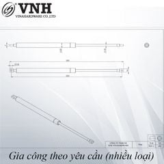 Ben hơi Vinahardware dài 550mm, màu đen-P028N500