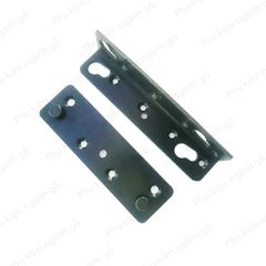 Bộ pat ( bas) giường đen Vinahardware(pat vuông: 132*25mm - pat thẳng: 130*38mm)-BB1301