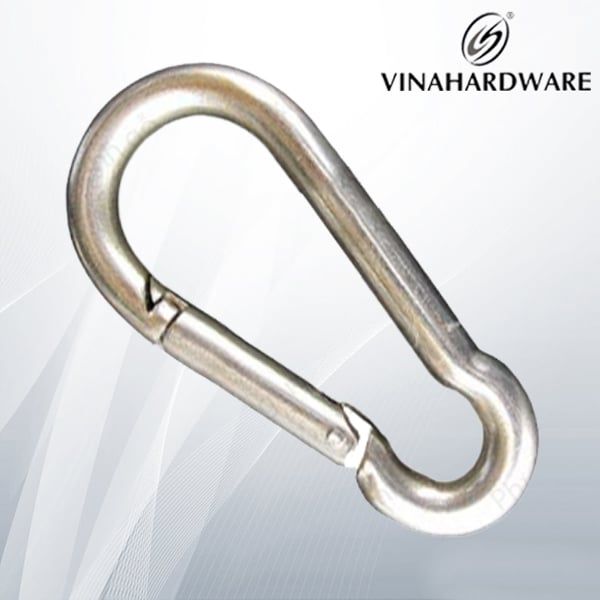 Móc khóa treo carabiner số 8 Vinahardware dài 80mm AH0005-AH0005