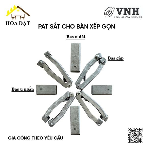 Pat (Bas) sắt cho bàn xếp gọn - VINA028457