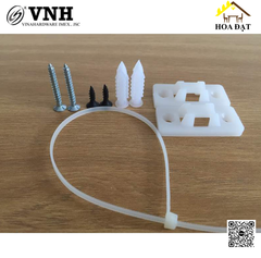 Bộ bas chống lật - Pát nhựa chống lật, chống ngã tủ Vinahardware - VNH0001