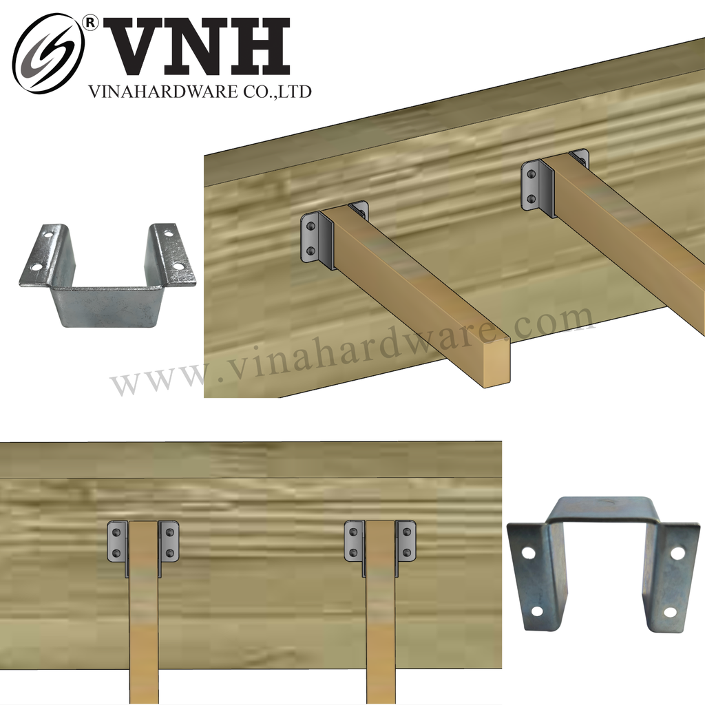 Pat ( bas) sắt giường Vinahardware kích thước 38x44x28mm VNH BB1026W-BB1026W