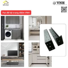 Pat (Bas) sắt bàn trang điểm Vinahardware, sơn đen mờ - VNH4501013