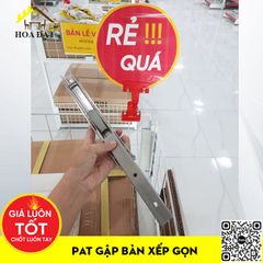 Pat ( bas) gập bàn xếp gọn Vinahardware size 14'', inox 201 P45I14-P45I14
