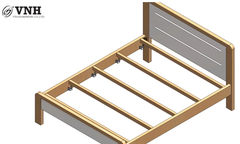 Pat ( bas) sắt giường Vinahardware kích thước 38x44x28mm VNH BB1026W-BB1026W