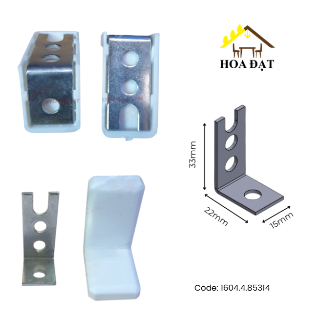 Pat ( Bas) ke vuông nhỏ có nắp đậy màu xám Vinahardware BV859431Z3X-BV859431Z3X