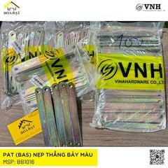 Pat (bas) nẹp thẳng bảy màu Vinahardware kích thước 16x170mm BB1016-BB1016