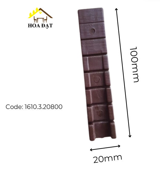 Pát nhựa bậc thang chêm chân bàn ghế tủ Vinahardware PB2080 (cái)