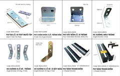 Pat ( Bas) sắt bốn lỗ Vinahardware, xi trắng xanh-P3530