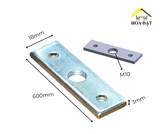 Pat ( Bas) ba lỗ Vinahardware - P1360W