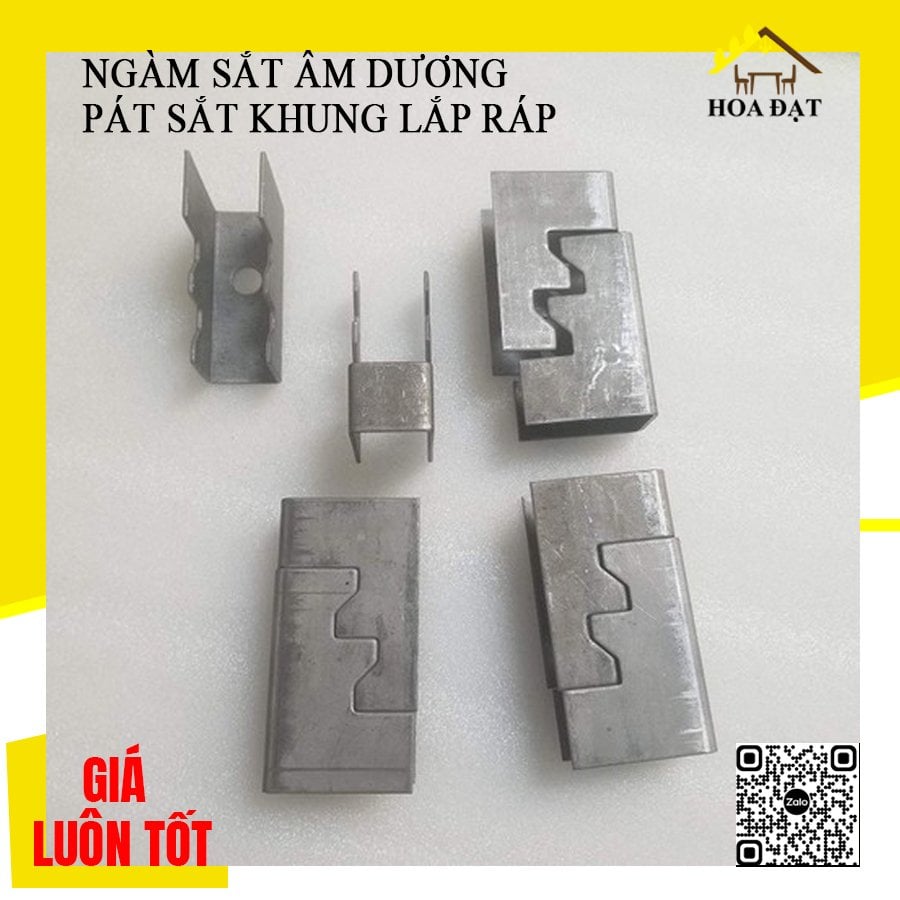 Pat ( Bas) sắt ngàm liên kết âm dương răng cưa Vinahardware lắp bàn gh