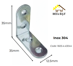 Pat ( Bas) ke vuông 4 lỗ Vinahardware, inox 304 VNH04304I