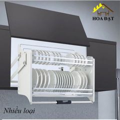 Giá kệ chén đĩa di động inox mờ Vinahardware, nhiều loại kích thước, VNR - VNH000132