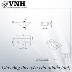 Pat ( Bas) bán nguyệt Vinahardware, bảy màu - PS62010-PS62010