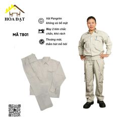 Quần áo bảo hộ vải Pangrim HQ, quần túi hộp - Đồ bảo hộ lao động