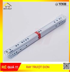 Ray trượt đơn Vinahardware màu trắng-DS300W6