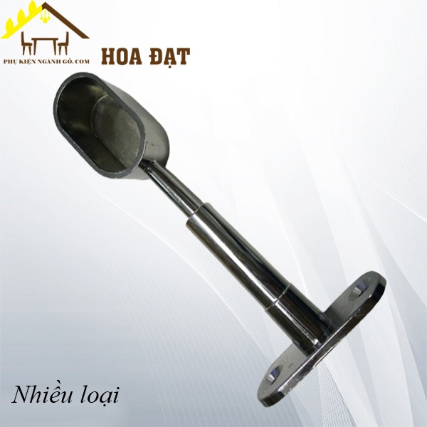Pat đỡ thanh treo quần áo Vinahardware có điều chỉnh từ 80-108mm (loại kín) - RES1652
