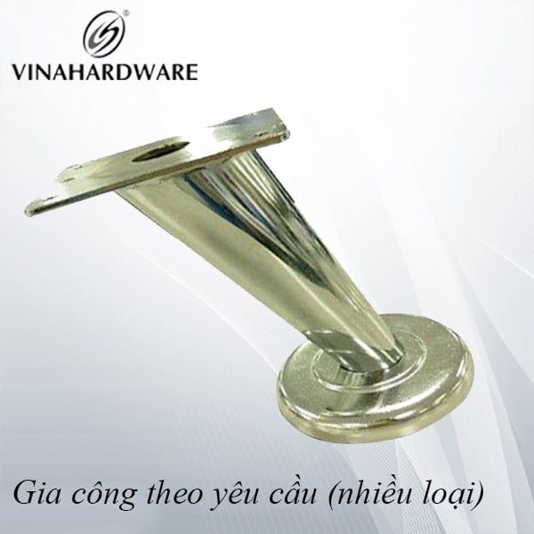 Chân bàn xéo bằng sắt Vinahardware cao 130mm, thép dày 1mm VNH TA8340-TA8340